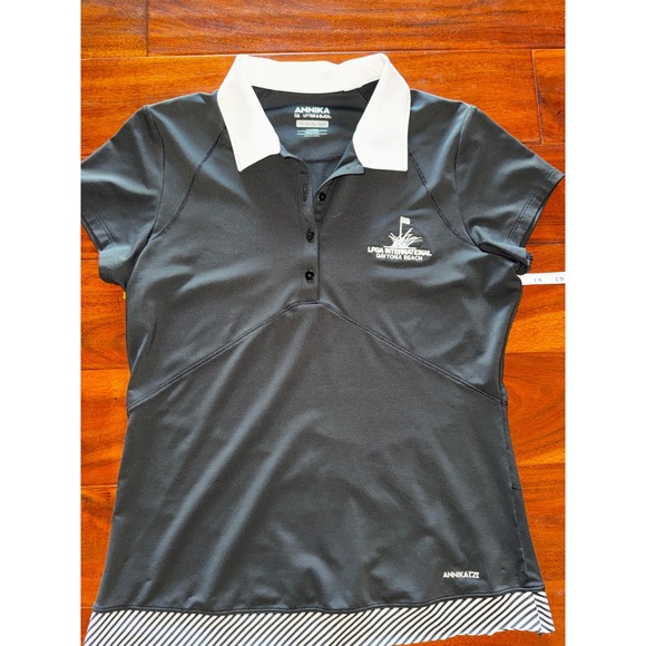 Annika by Cutter & Buck Tops - Annika Cutter & Buck Polo Womens S Grey Excellent LPGA International DryTec 50+